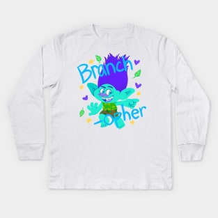 Matching Nicknames - Branch-opher Kids Long Sleeve T-Shirt